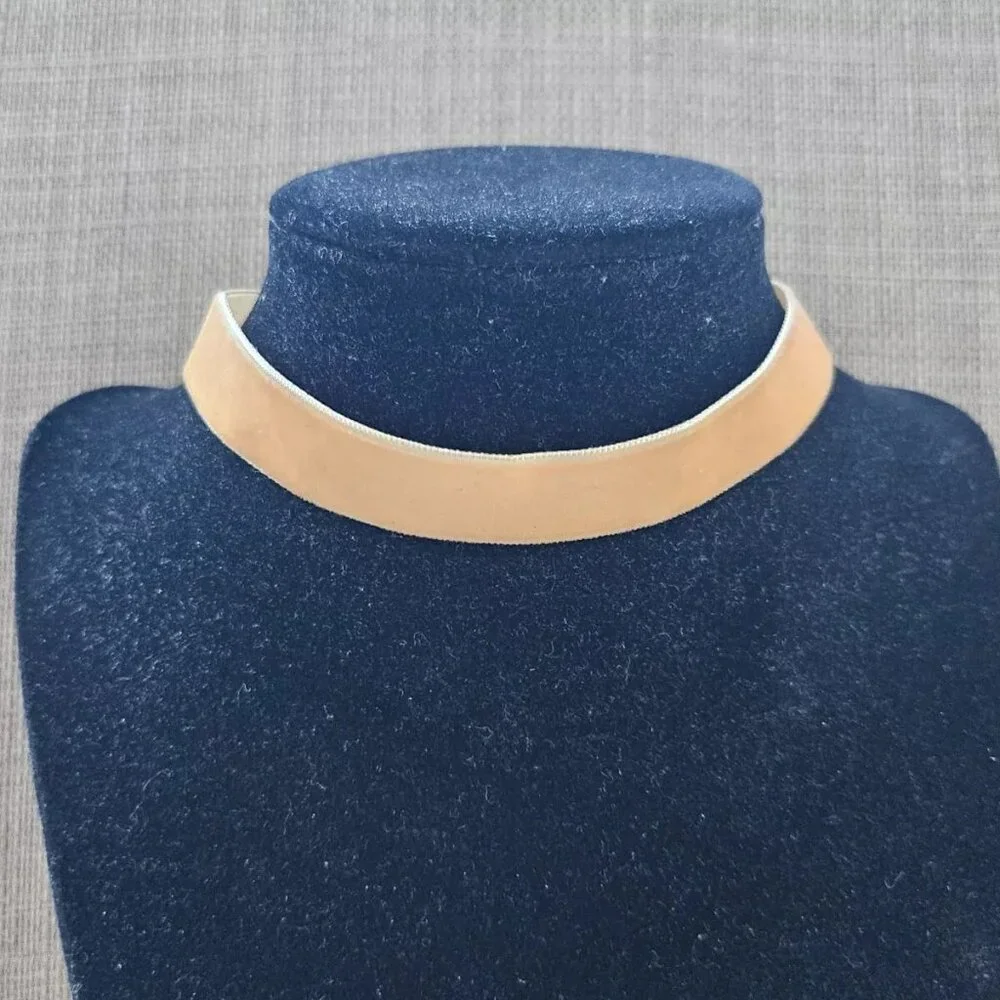 Cara Kids New York Choker Necklace Set of 2 Chokers Yellow and Blue Jewelry